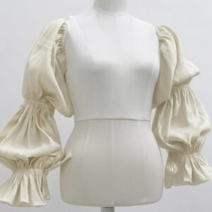 Champagne Ruffle Sleeve