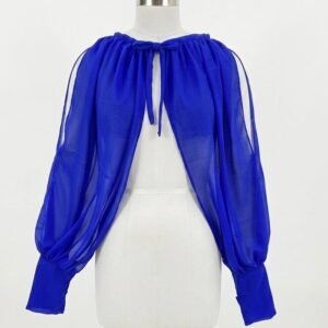 Indigo drape