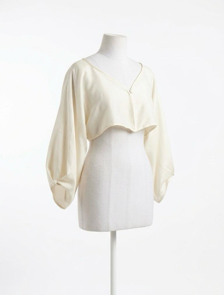 Ivory Cuffed Bolero